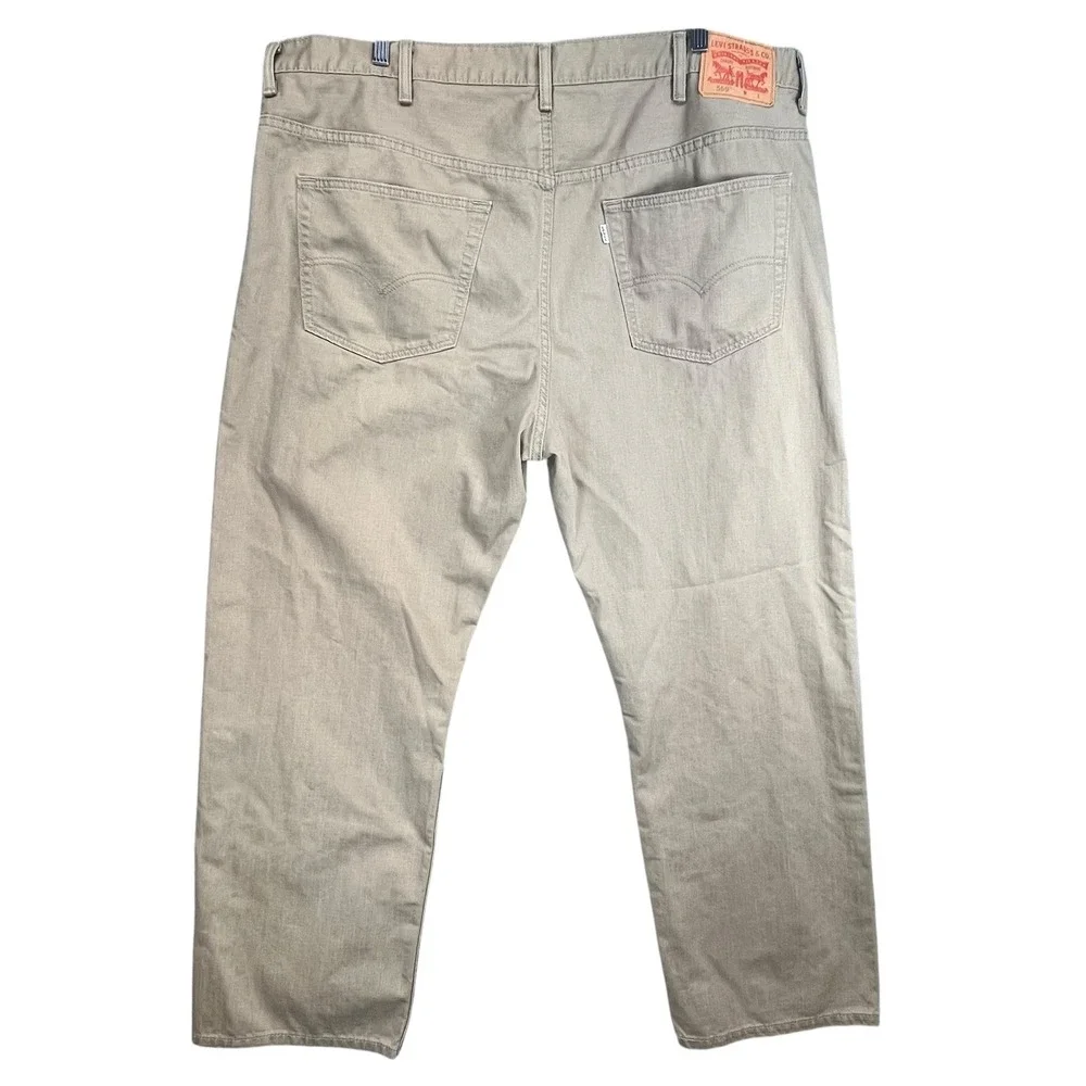 Levi's 559 Relaxed Straight Leg‎ Jeans Men's 44x30 Tan Khaki Cotton Casual